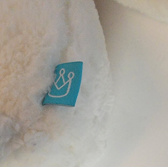 Manhattan Toy Co. Plush White Bunny with Bee Pattern inside Ears - Picture 7 of 7